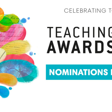 Poster advertising the Teaching Awards